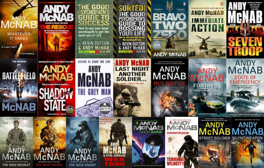Andy McNab's Army Memoirs Series & more by Andy McNab ~ 25 MP3 AUDIOBOOK COLLECTION
