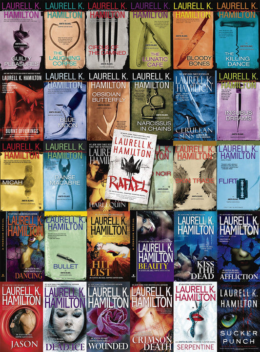 The Anita Blake, Vampire Hunter Series by Laurell K Hamilton 33 MP3 AUDIOBOOK COLLECTION
