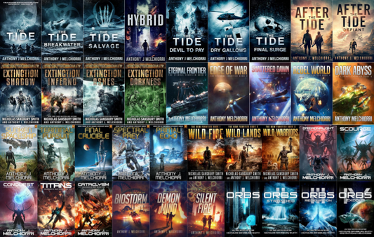 The Tide Series & more by Anthony J Melchiorri ~ 35 MP3 AUDIOBOOK COLLECTION