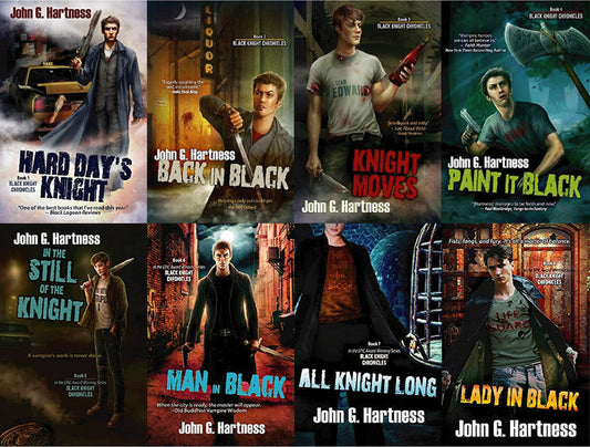 The Black Knight Chronicles by John G. Hartness ~ 8 MP3 AUDIOBOOK COLLECTION