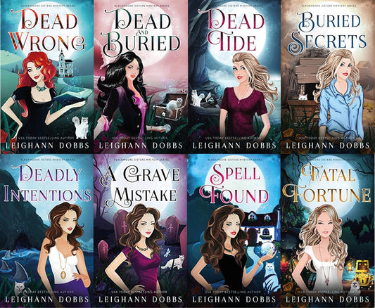 The Blackmoore Sisters Mystery Series by Leighann Dobbs ~ 8 MP3 AUDIOBOOK COLLECTION
