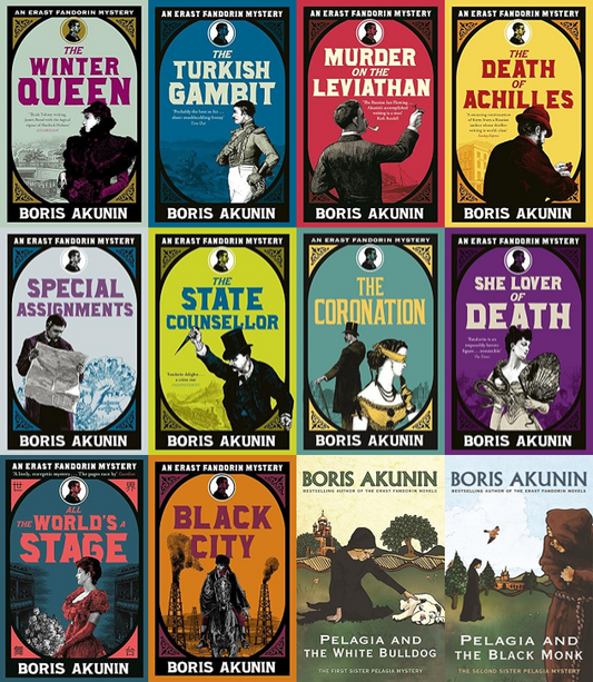 Erast Fandorin Series & more by Boris Akunin ~ 12 MP3 AUDIOBOOK COLLECTION