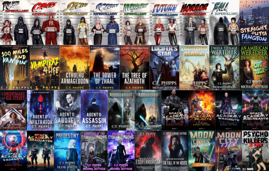 The Supervillainy Saga & more by C.T. Phipps ~ 39 MP3 AUDIOBOOK COLLECTION