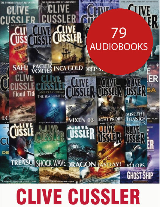 The Clive Cussler Complete Collection (updated ) 79 MP3 AUDIOBOOKS