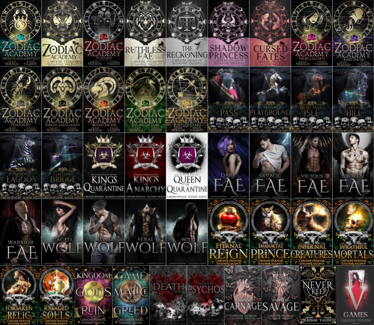 Zodiac Academy Series & more by Caroline Peckham ~ 47 MP3 AUDIOBOOK COLLECTION