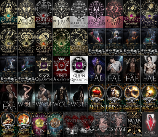 Zodiac Academy Series & more by Caroline Peckham ~ 47 MP3 AUDIOBOOK COLLECTION