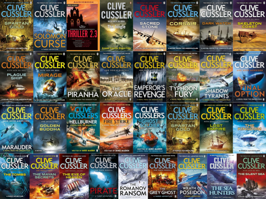 Oregon Files Series & more by Clive Cussler ~ 32 MP3 AUDIOBOOK COLLECTION