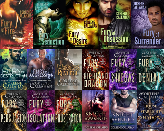 Dragonfury Series & more by Coreene Callahan ~ 17 MP3 AUDIOBOOK COLLECTION