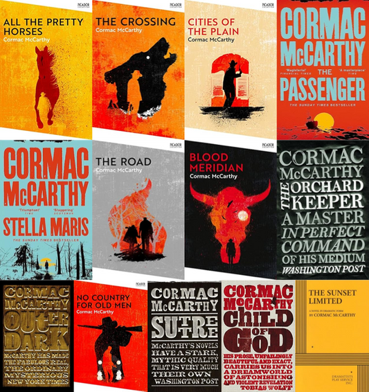 Border Trilogy Series & more by Cormac McCarthy ~ 13 MP3 AUDIOBOOK COLLECTION