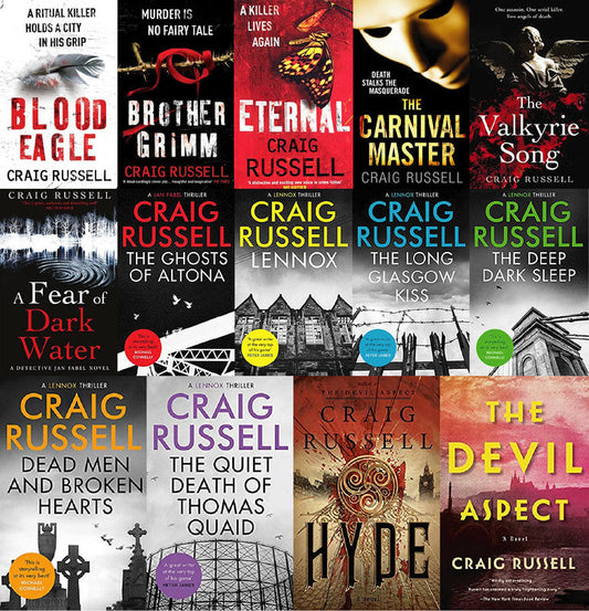 Lennox & Jan Fabel Series by Craig Russell ~ 14 MP3 AUDIOBOOK COLLECTION