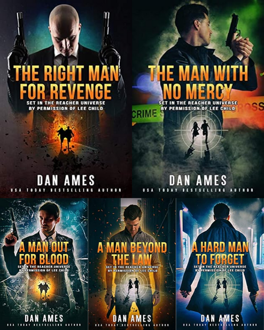 Jack Reacher Cases Series by Dan Ames ~ 5 MP3 AUDIOBOOK COLLECTION
