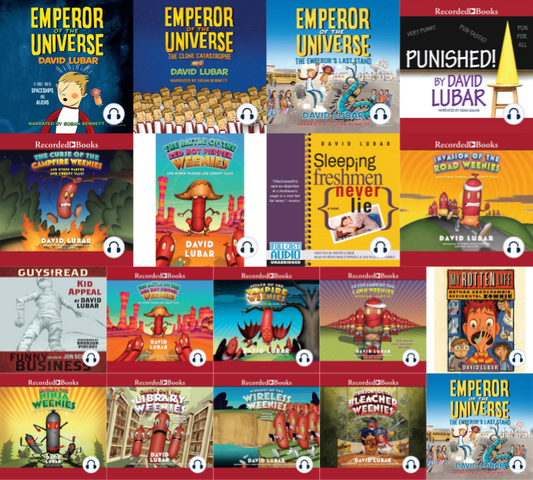 Weenies Series & more by David Lubar ~ 18 MP3 AUDIOBOOK COLLECTION