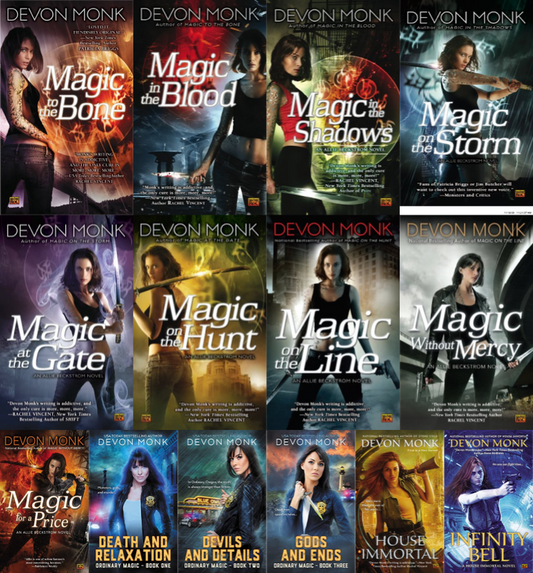 Allie Beckstrom Series & more by Devon Monk ~ 15 MP3 AUDIOBOOK COLLECTION