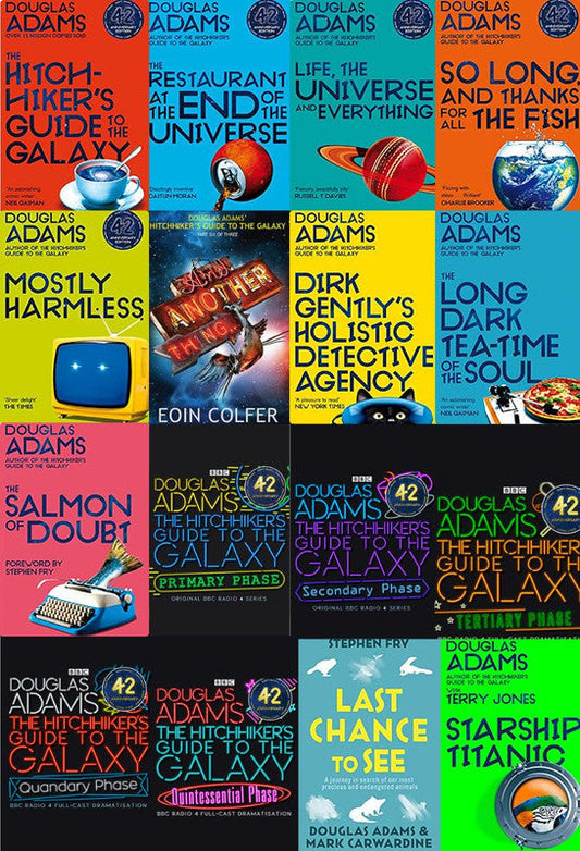 Hitchhiker's Guide to the Galaxy Series & more by Douglas Adams ~  16 MP3 AUDIOBOOK COLLECTION