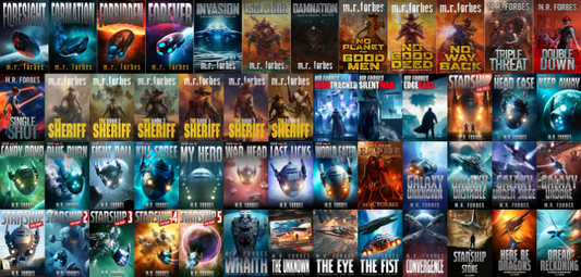 Forgotten Space Series & more by M.R. Forbes ~ 51 MP3 AUDIOBOOK COLLECTION