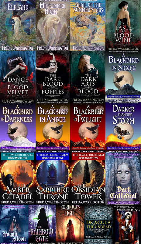 Aetherial Tales Series & more by Freda Warrington ~ 21 MP3 AUDIOBOOK COLLECTION