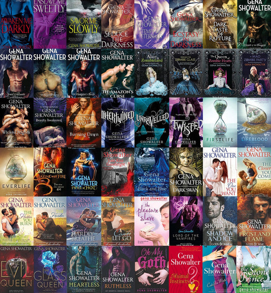 Alien Huntress Series & more by Gena Showalter ~ 48 MP3 AUDIOBOOK COLLECTION
