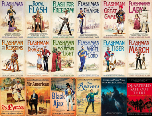 Flashman Papers Series & more by George MacDonald Fraser ~ 18 MP3 AUDIOBOOK COLLECTION