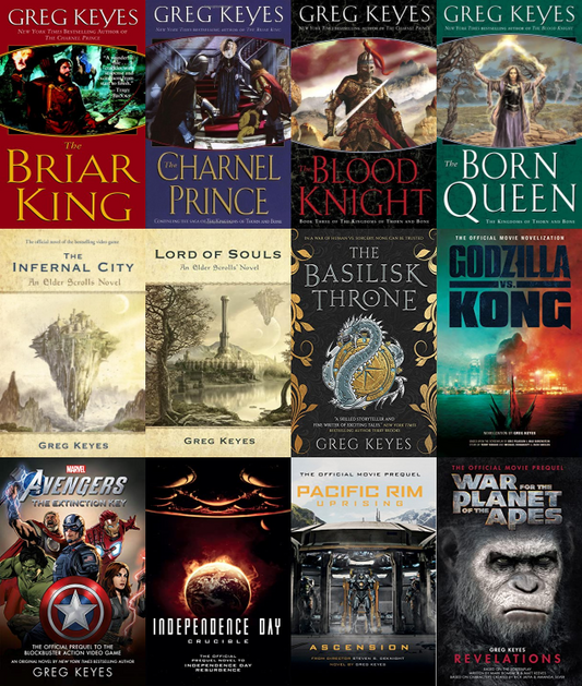 Kingdoms of Thorn and Bone Series & more by Greg Keyes ~ 12 MP3 AUDIOBOOK COLLECTION