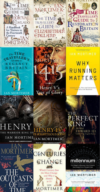 Time Traveller's Guides Series & more by Ian Mortimer ~ 12 AUDIOBOOK COLLECTION