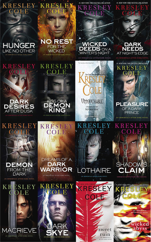 The Immortals After Dark Series by Kresley Cole ~ 17 MP3 AUDIOBOOK COLLECTION