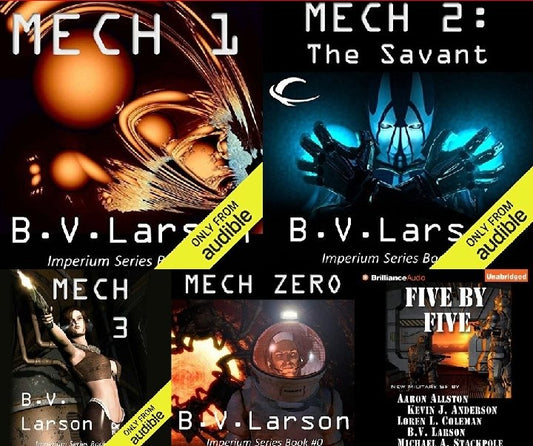 Imperium Series by B.V. Larson ~ 5 MP3 AUDIOBOOK COLLECTION