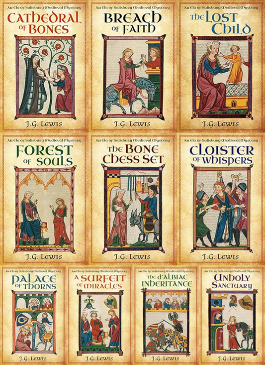 Ela of Salisbury Medieval Mystery Series by J. G. Lewis ~ 10 MP3 AUDIOBOOK COLLECTION