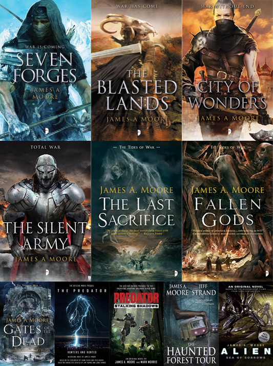Seven Forges Series & more by James A. Moore ~ 11 MP3 AUDIOBOOK COLLECTION