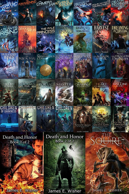 The Aegis of Merlin Series & more by James E. Wisher  ~ 38 AUDIOBOOK COLLECTION