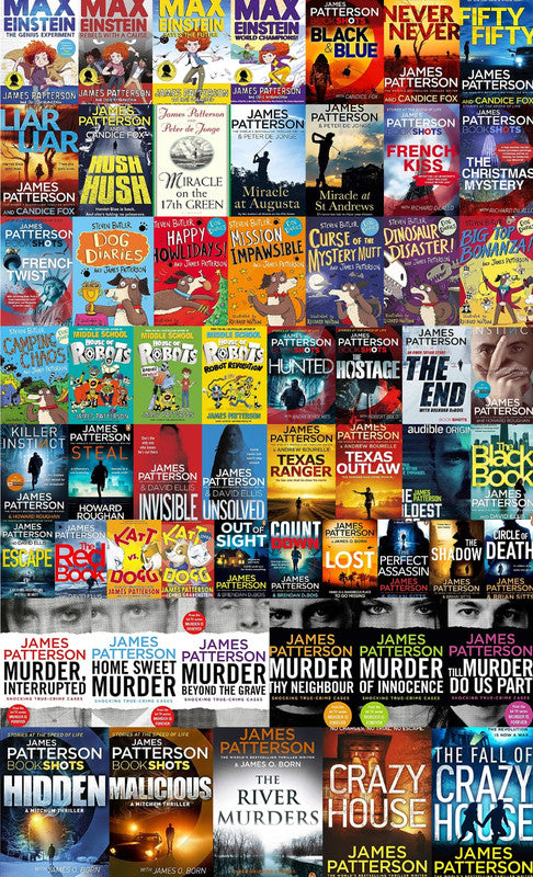 Max Einstein Series & more by James Patterson ~ 58 MP3 AUDIOBOOK COLLECTION