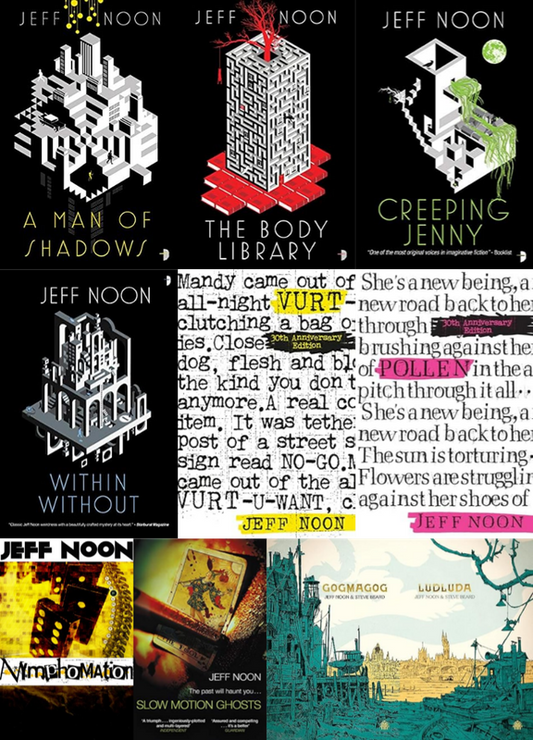 John Nyquist Series & more by Jeff Noon ~ 10 MP3 AUDIOBOOK COLLECTION