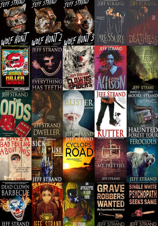 Wolf Hunt Series & more by Jeff Strand ~ 25 MP3 AUDIOBOOK COLLECTION