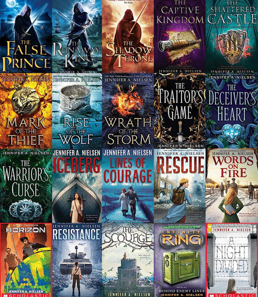 The Ascendance Trilogy & more by Jennifer A Nielsen ~ 20 MP3 AUDIOBOOK COLLECTION