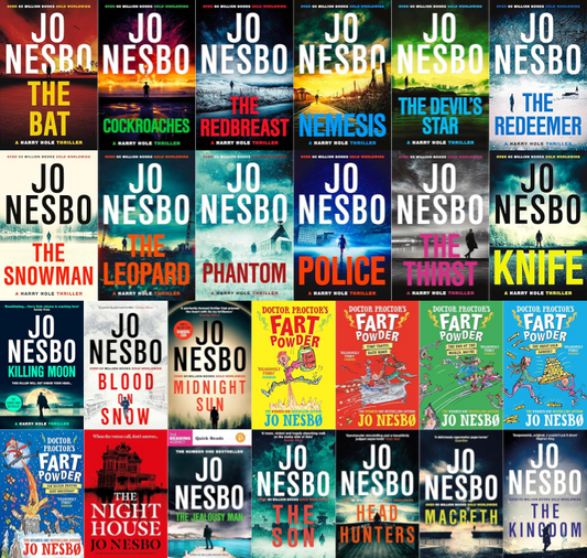 Harry Hole Series & more by Jo Nesbo ~ 26 MP3 AUDIOBOOK COLLECTION