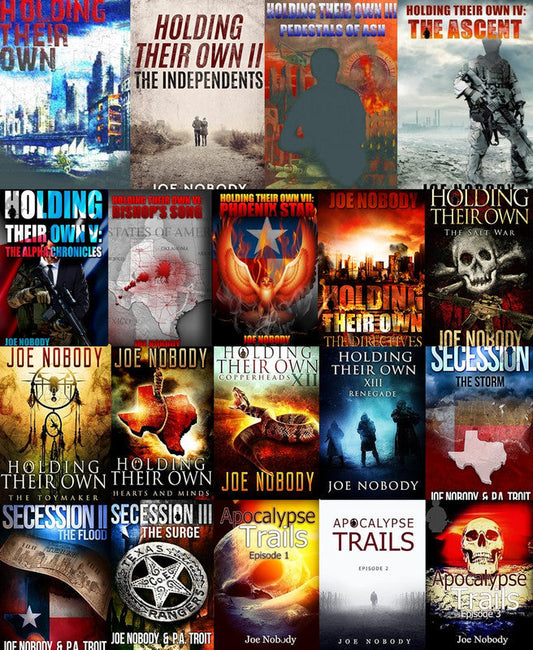 Holding Their Own Series & more by Joe Nobody ~ 19 MP3 AUDIOBOOK COLLECTION