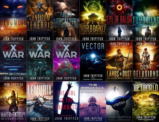 Wrath of the Old Gods Series & more by John Triptych ~ 18 MP3 AUDIOBOOK COLLECTION