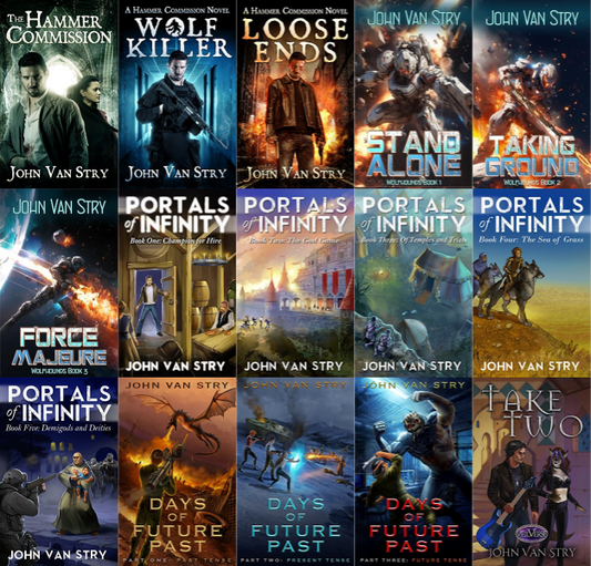 Hammer Commission Series & more by John Van Stry ~ 15 MP3 AUDIOBOOK COLLECTION