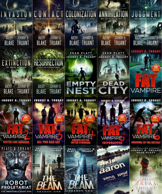 Alien Invasion Series & more by Johnny B Truant ~ 23 MP3 AUDIOBOOK COLLECTION