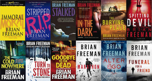 The Jonathan Stride Series by Brian Freeman 12 MP3 AUDIOBOOK COLLECTION