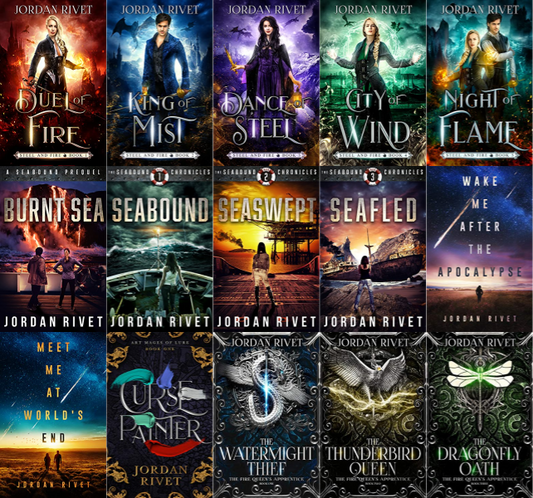 Steel and Fire Series & more by Jordan Rivet ~ 18 MP3 AUDIOBOOK COLLECTION