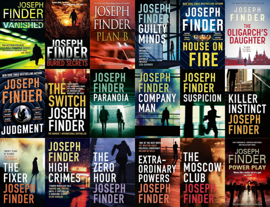 Nick Heller Series & more by Joseph Finder ~ 18 MP3 AUDIOBOOK COLLECTION