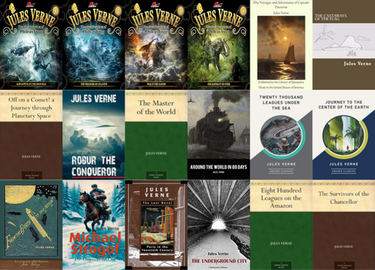 The New Adventures of Phileas Fogg Series & more by Jules Verne ~ 21 MP3 AUDIOBOOK COLLECTION