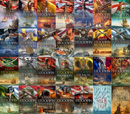 Kydd Sea Adventures Series & more by Julian Stockwin ~ 28 MP3 AUDIOBOOK COLLECTION
