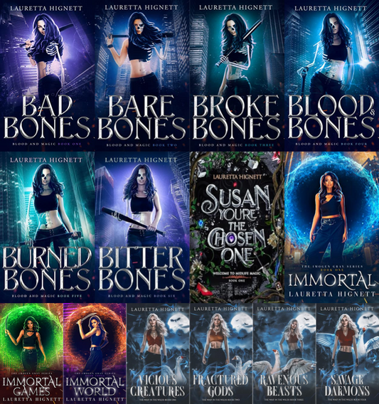 Blood and Magic Series & more by Lauretta Hignett ~ 14 MP3 AUDIOBOOK COLLECTION