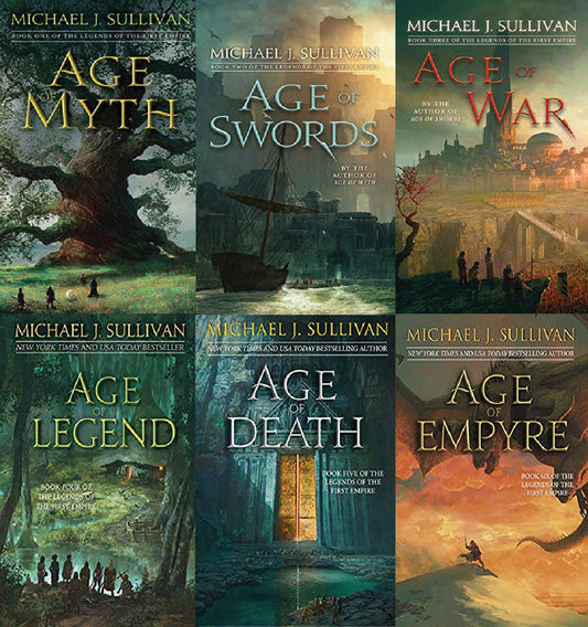 The Legends of the First Empire Series by Michael J Sullivan ~ 6 MP3 AUDIOBOOK COLLECTION