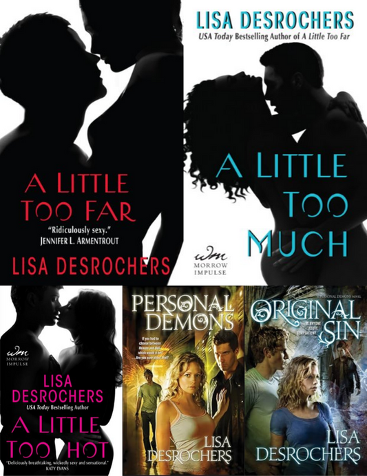 A Little Too Far Series & more by Lisa Desrochers ~ 5 MP3 AUDIOBOOK COLLECTION