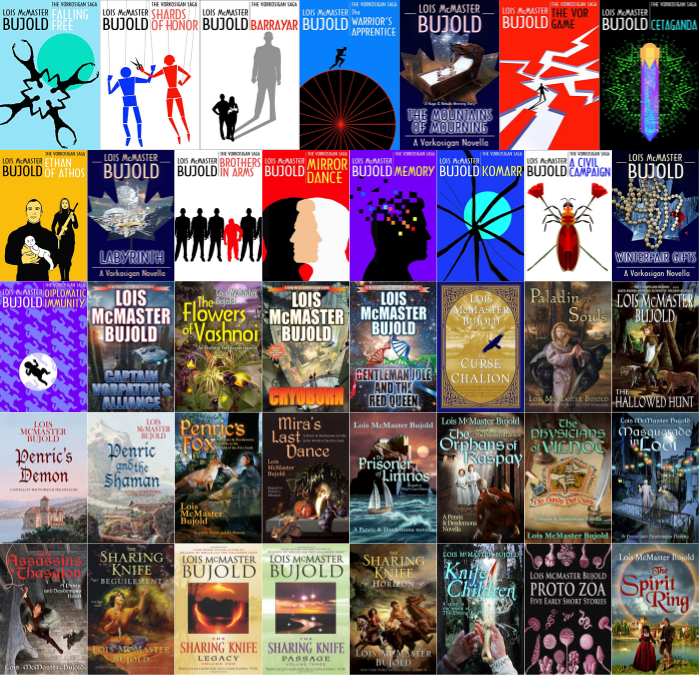 Vorkosigan Saga Series & more by Lois McMaster Bujold ~ 41 MP3 AUDIOBOOK COLLECTION