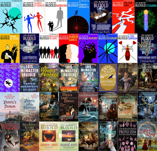 Vorkosigan Saga Series & more by Lois McMaster Bujold ~ 41 MP3 AUDIOBOOK COLLECTION