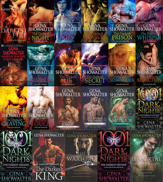 The Lords of the Underworld Series by Gena Showalter ~ 23 MP3 AUDIOBOOK COLLECTION