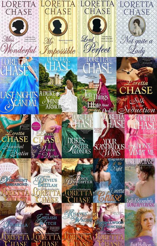 Carsington Brothers Series & more by Loretta Chase ~ 23 MP3 AUDIOBOOK COLLECTION